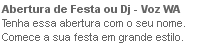 Vinheta de Abertura de Festa